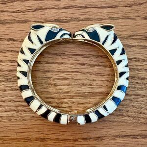 stella & dot | Kalahari Zebra Bangle Bracelet | 2.5” Inner Diameter